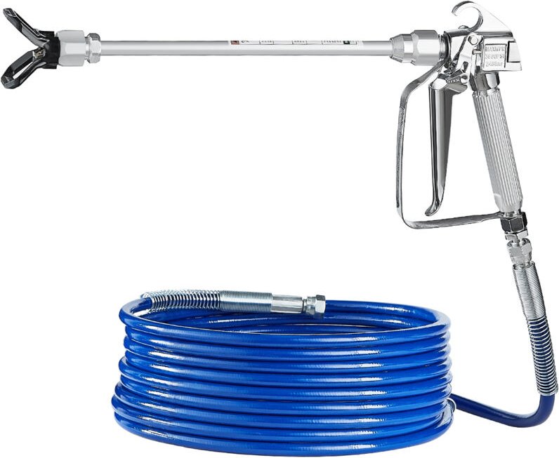 Mophorn - Airless-Farbspritzpistole und Schlauchset – 3600 psi Hochdruckset. Wird mit 5 Spitzen (211, 315, 417, 517, 623...