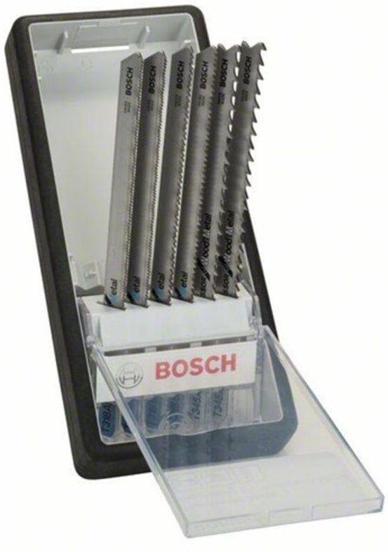 Stichsägeblatt-Set Robust Line Metal PROFILe, T-Schaft, 6-tlg. - Bosch