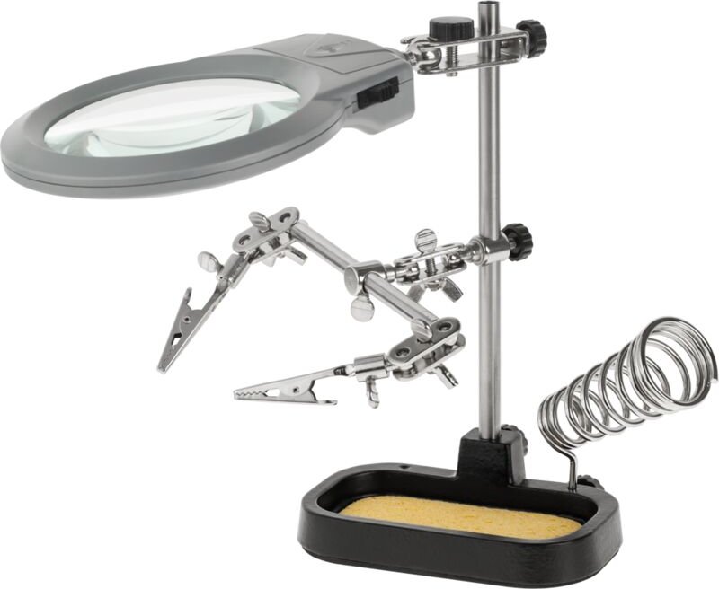 Dritte Hand Lötwerkzeugset Halter Lupe Kemot