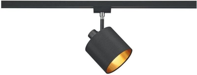 Trio - Duoline tommy spot verstellbarer lampenschirm schwarz innen gold d. 12cm 78330179