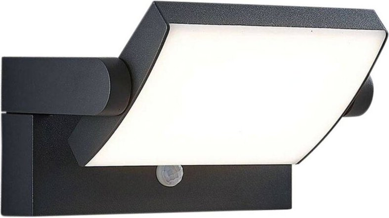 Thumbnail - Lindby - Wandleuchte außen 'Sherin' aus Aluminium mit Bewegungsmelder von