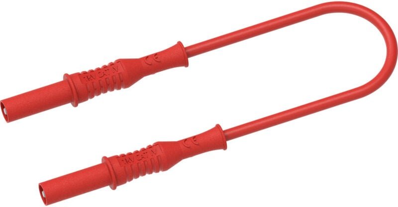 Electro Pjp - 2317-IECIV-CD1-100R Messleitung Steckanschluss 4 mm 1 m Rot 1 St.