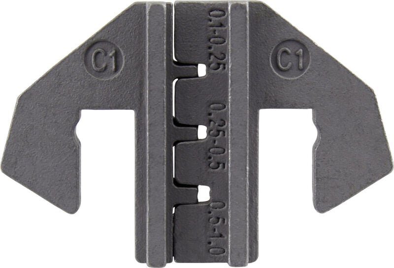 PLE-0C1 Crimp-Einsätze Flachstecker Quetschbereich: 0.1 bis 1 mm² Passend für Marke (Zange - Toolcraft