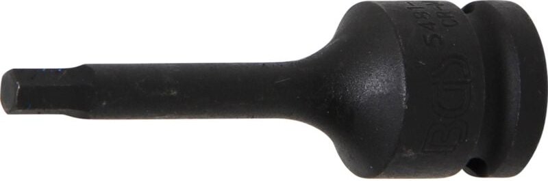 BGS Kraft-Bit-Einsatz Antrieb Innenvierkant 12,5 mm (1/2") Innensechskant 6 mm - 5481-M6