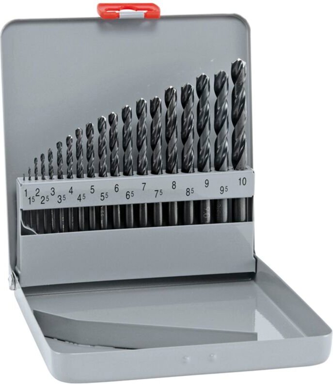 Alpen - Bohrer hss Cobalt Spiralbohrer Set km 19 19-tlg. Bohrerset 1Ð10 mm 101311100