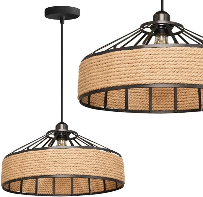 Toolight - lampe APP1317-1CP boho beige