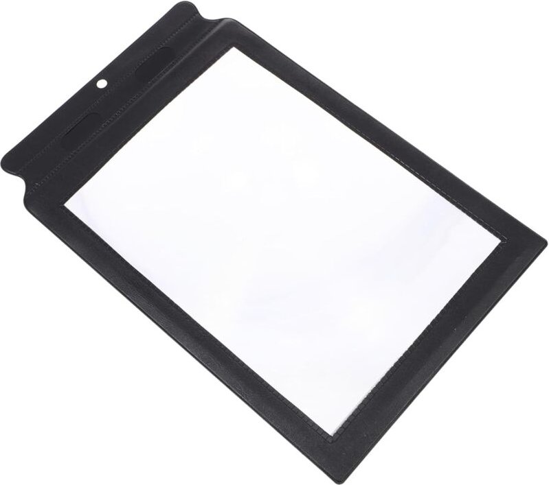 Cyslmuk - Große A4-Leselupe – Sehr leicht und unzerbrechlich – Geeignet für Senioren – A4-Linse – 3-fache Vergrößerung –...