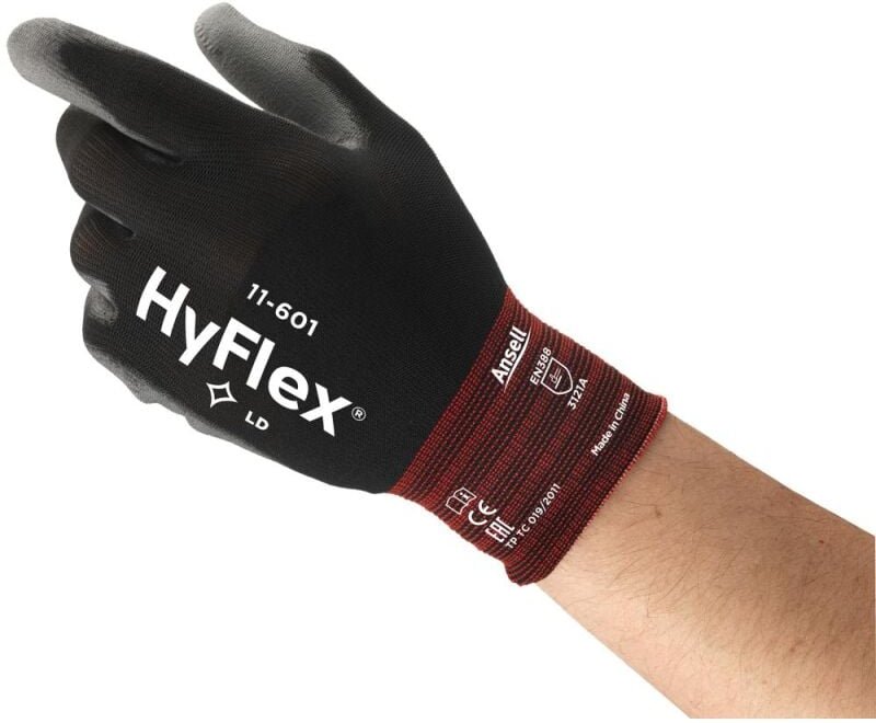 Thumbnail - 12 Paar Handschuh Hyflex Lite 11-601 Gr. 10