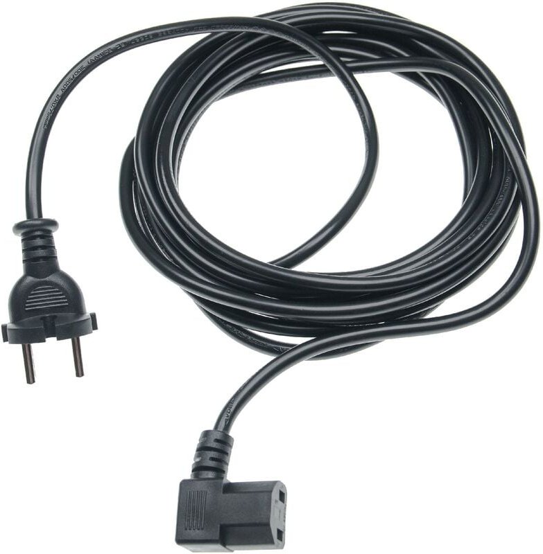 Stromkabel kompatibel mit Sebo 450 Evolution, Professional D8 Staubsauger - 5 m Kabel, Anschlusskabel - Vhbw