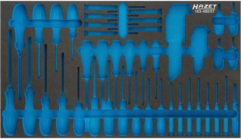 Hazet - 2-Komponenten Weichschaum-Einlage für Art.Nr. 163-480/57, 4/3+ (691 x 392 mm)