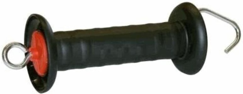 Weidezaun Torgriff mit Haken und Zugfeder für Elektrozaun