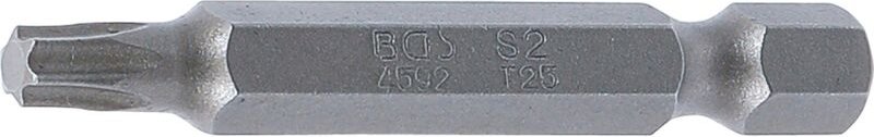 Bgs Technic - Bit Länge 50 mm Antrieb Außensechskant 6,3 mm (1/4') T-Profil (für Torx) T25