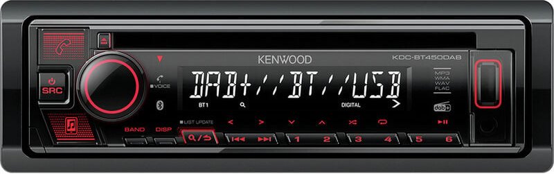 Kenwood - KDCBT450DAB Autoradio Anschluss für Lenkradfernbedienung