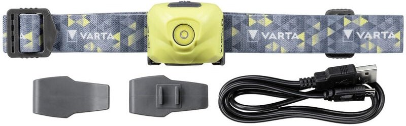 Outd.Sp. Ultralight H30R lime led Stirnlampe akkubetrieben 100 lm 18631201401 - Varta