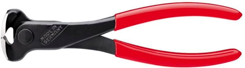 Thumbnail - 68 01 160 ean Vornschneider mit Kunststoff überzogen schwarz atramentiert 160 mm