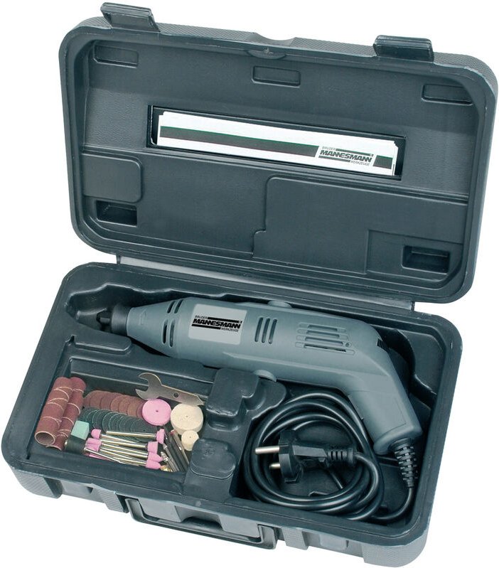 Brüder Mannesmann 51 Stück Mini-Schleifmaschinen-Set 130 W 92575