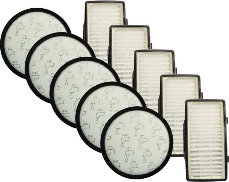 Filter-Set kompatibel mit Rowenta Green Force Cyclonic Max RO7B12EA Staubsauger - 10x Filter (Vormotor-Filter, Abluft / ...