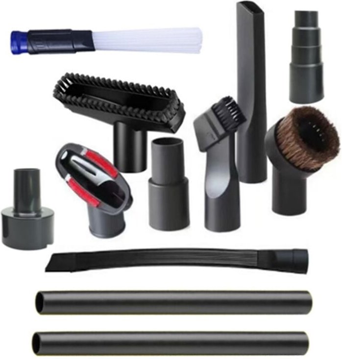 12PCS Universal Vakuum Aufsätze 1-1/4 Zoll Reiniger Pinsel Verlängerung Zauberstab Düse Fugendüse Nass Trocken