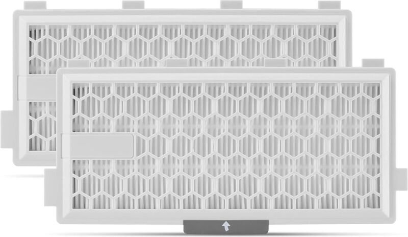 2er-Pack Airclean Plus 50 HEPA-Filter für Miele Complete C3 Powerline, S8340 Staubsauger – Air Clean sf-ha 50 für Comple...