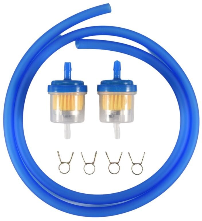 Tlily - Gaskraftstofffilterschlauchleitung mit Clips für Chinesische GY6 50Cc 150Cc 139QMB 157QMJ Roller atv Motorradtei...