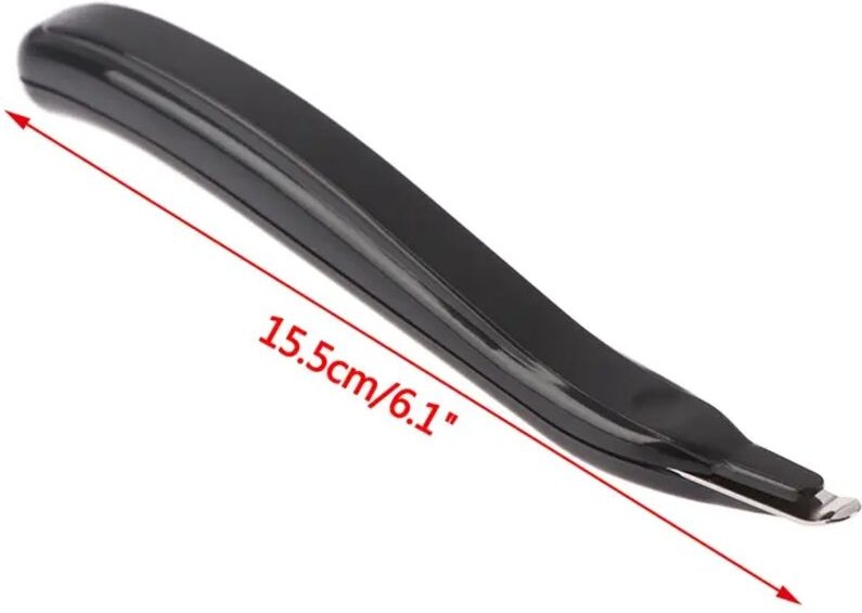 1 Stück Tragbarer Hefternadelentferner Nagelextraktor Büro Schule Zuhause Schreibwaren Werkzeug Blau Schwarz