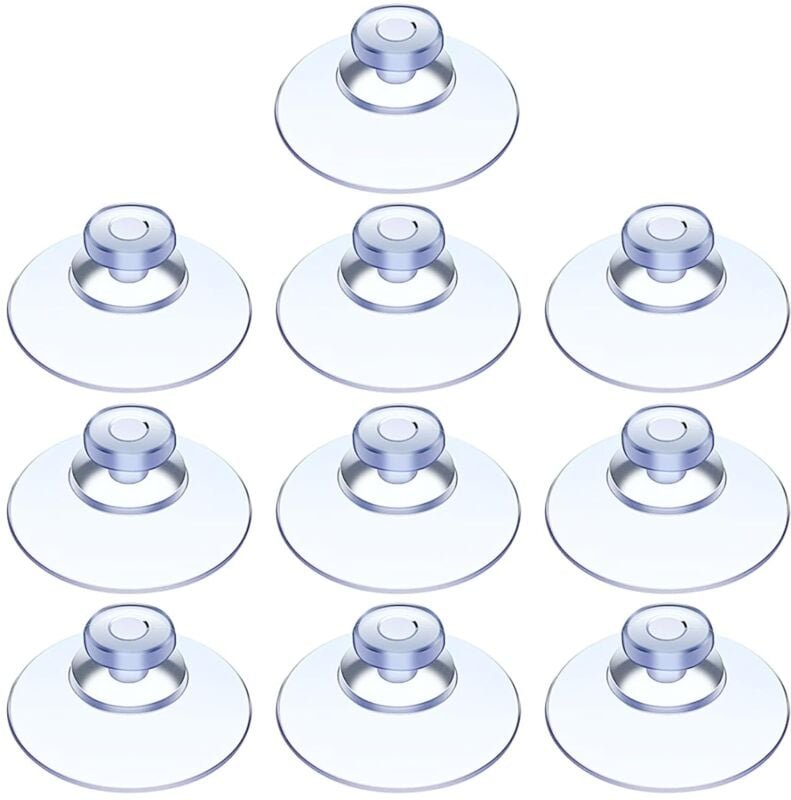 40 Stück Saugnapf, Glastisch-Saugnapf, Mini-Saugnapf, transparente Saugnäpfe, kleine Saugnäpfe, für eine Vielzahl von gl...