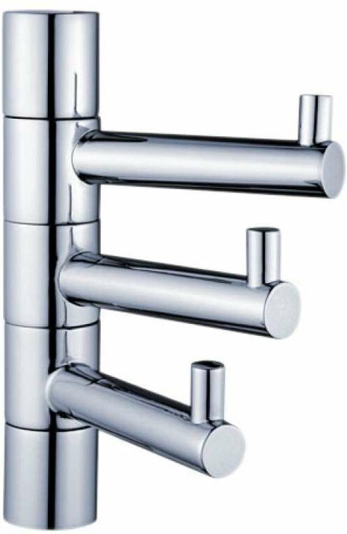 Bormo - Dreifachhaken, drehbar, Chrom br 11099-3-26 - Nimco