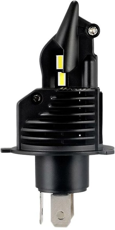 Woosien - Motorrad-Scheinwerfer, H4-LED, 6000 lm, 6500 k, Motorrad-Licht, 35 w, Superweiß, für Moped, Roller, Outdoor