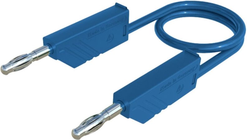 SKS Hirschmann CO MLN 150/2,5 Messleitung Lamellenstecker 4 mm Lamellenstecker 4 mm 1.50 m Blau 1 St