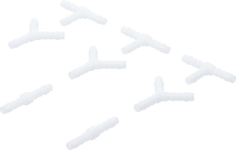 Schlauchverbinder-Sortimente kraftstoffbeständig 6 mm 8 tlg.