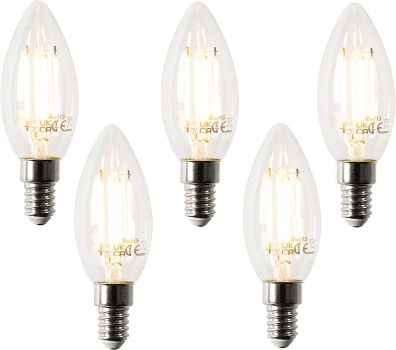 5er-Set Smart E14 LED-Lampen B35 4,5W 470 lm 2700K