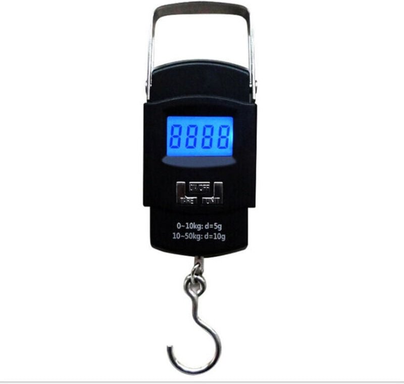 Shining House - 110 lb/50 kg LCD-Digitalwaage für Gepäck, Koffer, elektronische Waage, Digitalwaage, Reisewaage, Post-An...