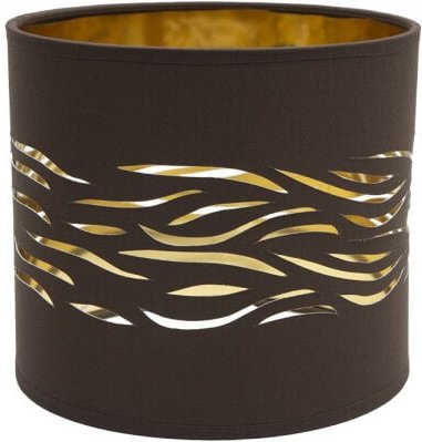 Tischlampenschirm fog 1xe14 braun-gold 17dx17dx15h