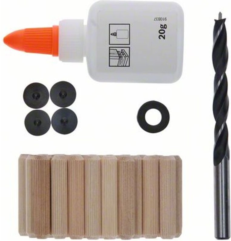 32tlg. Holzdübel-Set 8 mm, 40 mm - Bosch