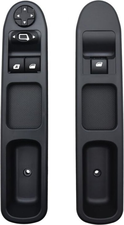 207 Fensterhebersteuerung Beifahrer- + Fahrerseite 2-teilig, 207 Fensterheberschalter für Peugeot 207 Citroen c3 6554.QC...