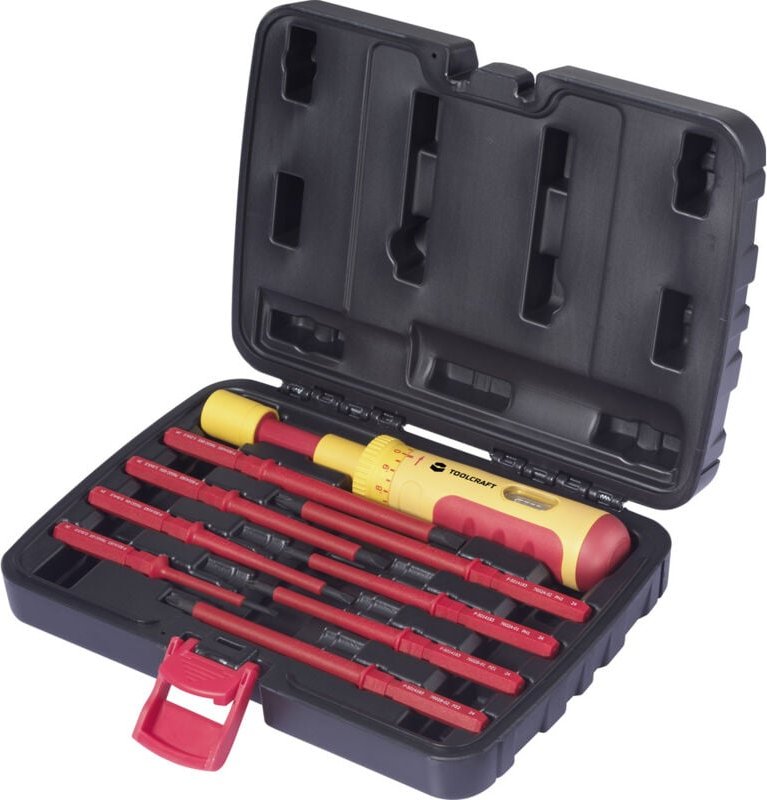 16 Nm vde, Elektriker Umsteck-Schraubendreher-Set 9teilig - Toolcraft