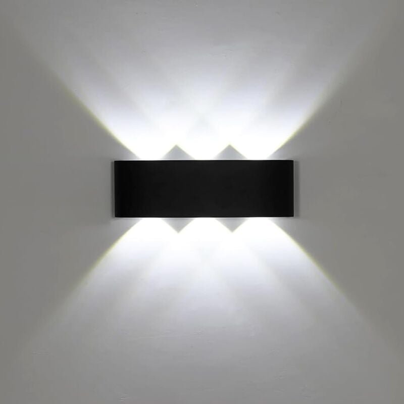 Thumbnail - GOECO Moderne LED-Außenwandleuchte, moderne Up-Down-Außenwandleuchte, wasserdichte IP65-Wandleuchte für Wohnzimmer, Schl...