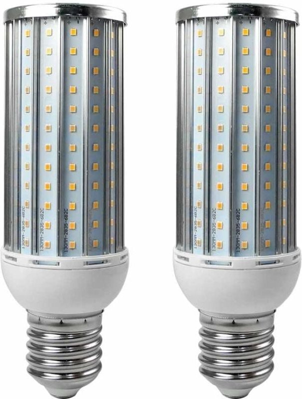 2 Stück E40 50 w LED-Lampe, Aluminiumlegierung, kühles Weiß, 192 x 2835, smd, ac 110/220 v