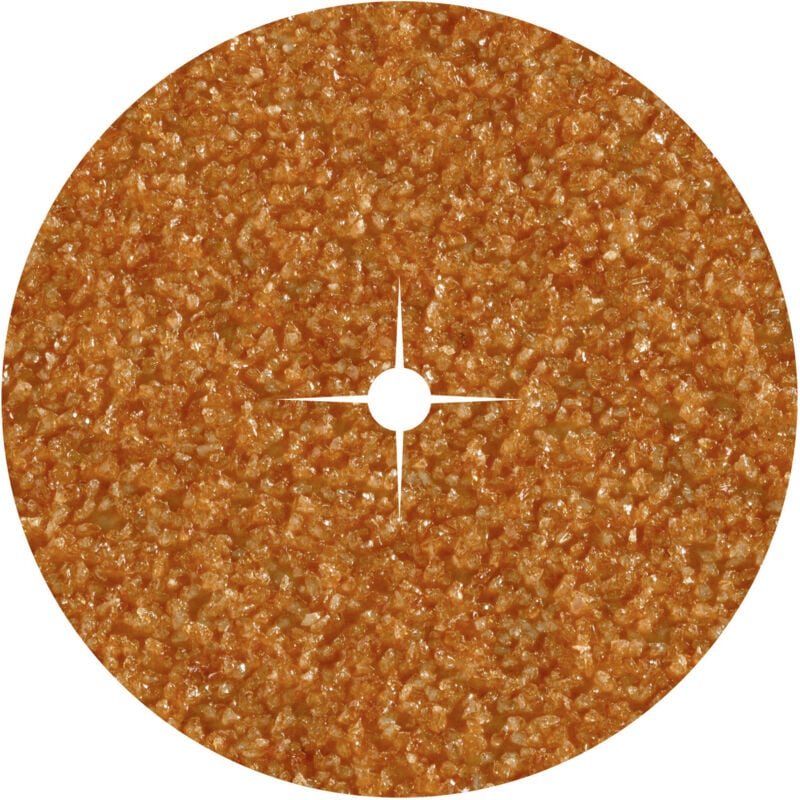 Schleifblätter Korund K40 ø 125 mm 10 Stück für Bohrmaschinenaufsätze - Wolfcraft