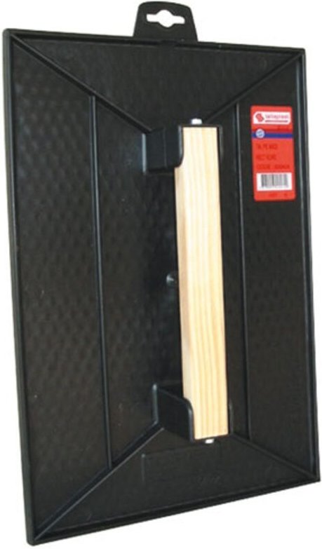 Taloche Kunststoff glatt 34x23 Schwarz - Vinmer