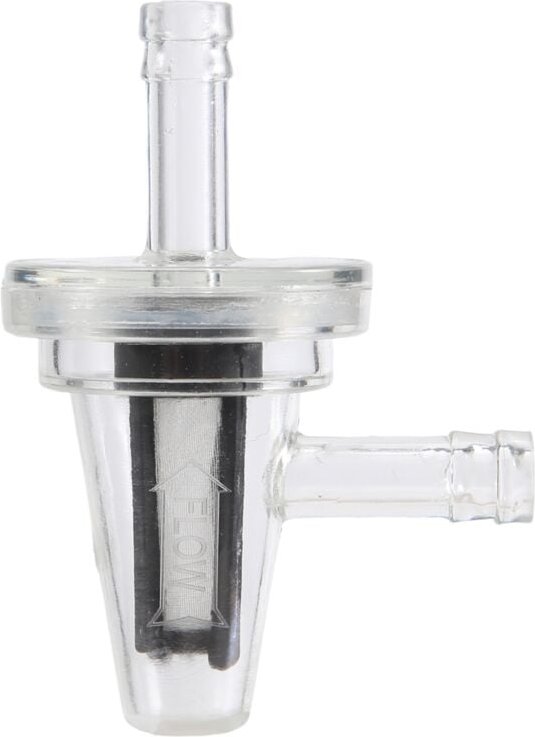 Tlily - 1Pcs Universal Motorrad Rechtwinklig Inline Kraftstoff Filter 1/4 Zoll 6mm Schlauch Linien für