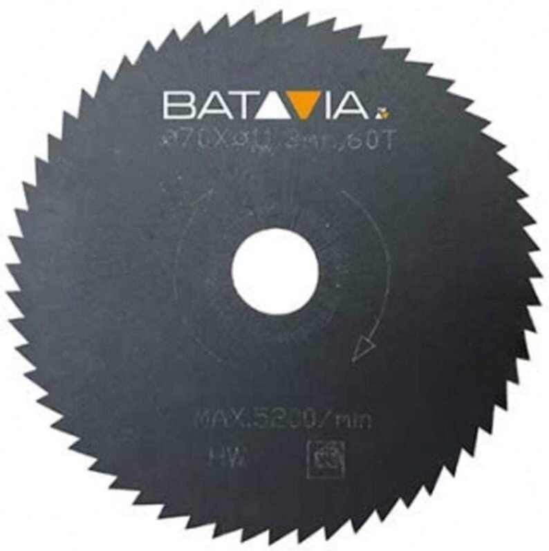 Batavia - racer hss Sägeblätter - ∅ 70mm x 1.4mm x 44 Zähne von WorkZone - 2 Stück