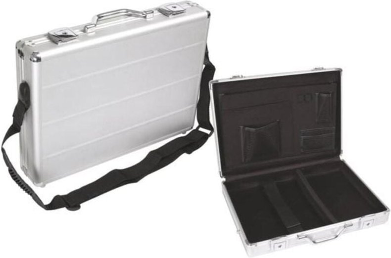 Velleman - Aluminium-Koffer für Laptop - 425 x 305 x 80 mm - 10,3 l