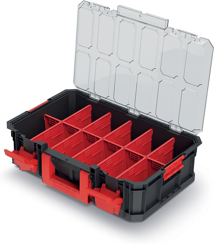 Werkzeugkiste Sortimentsbox Kleinteile Organiser Boxen und Trennwände, Version: KMS553515S, 517 x 331 x 134 - Kistenberg