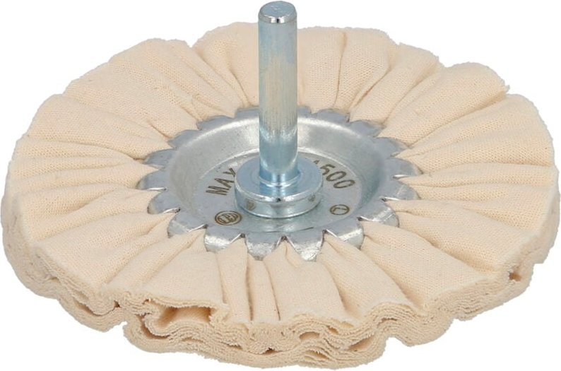 Polierscheibe aus Stoff für Bohrer mit ø 80 mm.