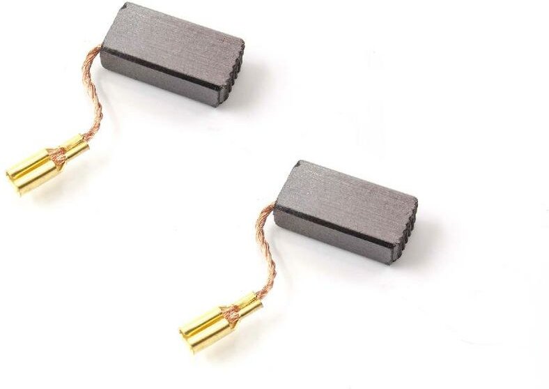 Vhbw - 2x Kohle-Bürste, Motorkohle, Schleifkohle 5mm x 8mm x 16mm kompatibel mit Elektrowerkzeug Ersatz für Bosch 160701...