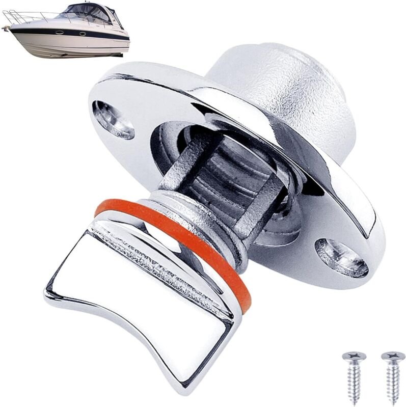 Ablassschrauben für Boote Marine-Stöpsel-Set aus Edelstahl – versiegelt, rostfrei, mit Kajak-Ablassschraube, wasserdicht...