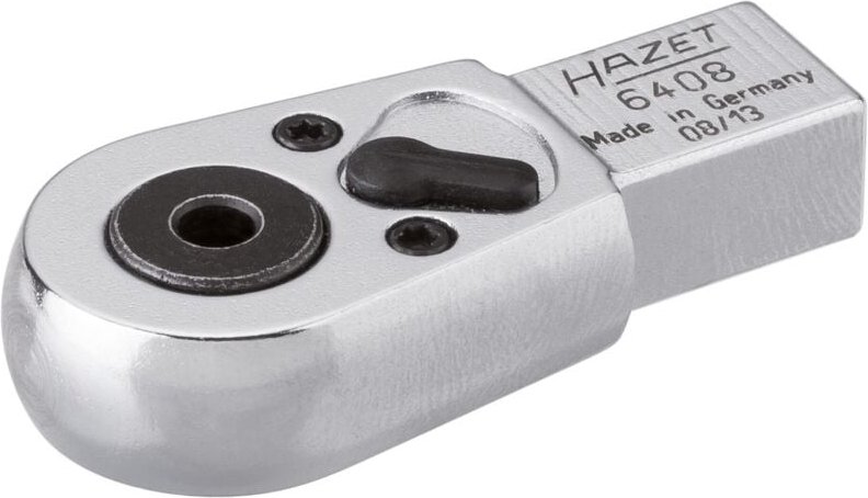 Bit Einsteck-Umschaltknarre, Einsteck-Vierkant 9 x 12 mm, Sechskant hohl 6,3 (1/4), Innen-Sechskant Profil - Hazet