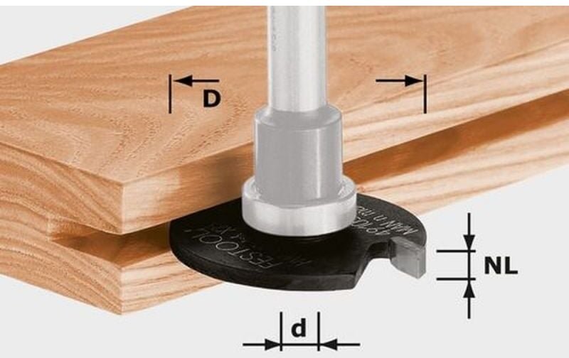 Scheibennutfräser hw D40x5 – 491060 - Festool