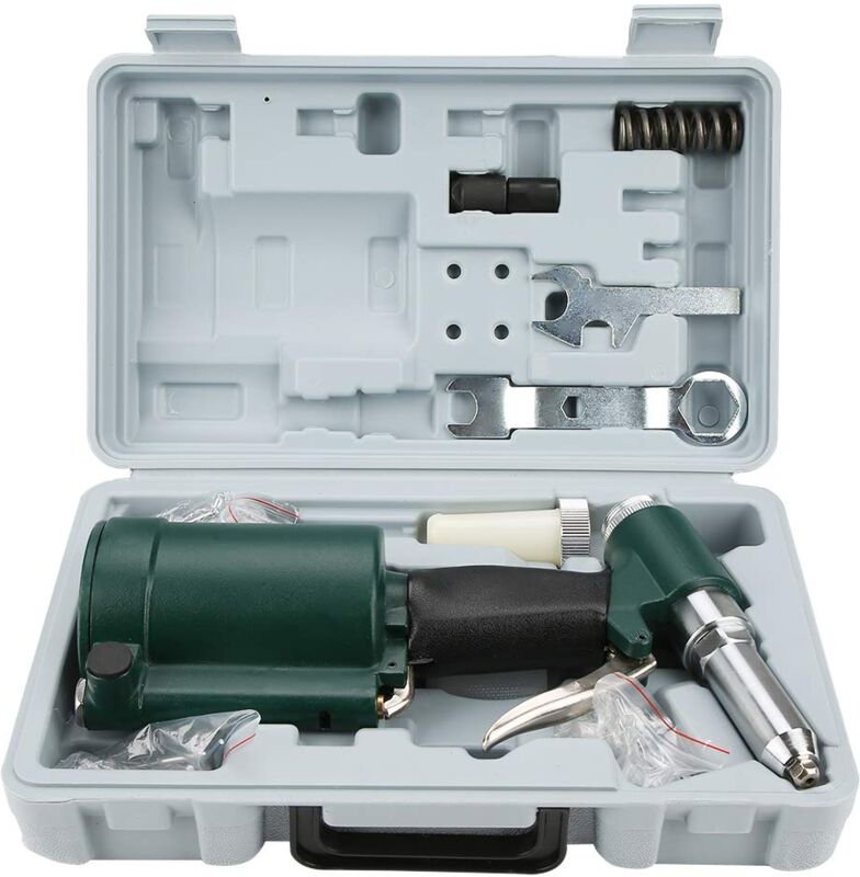 Ej.Life Nietzange Set Blindnietzange Set Manuelle Handnietmaschine Nietpistole Industrie Pneumatischer Pop Riveter Hochw...